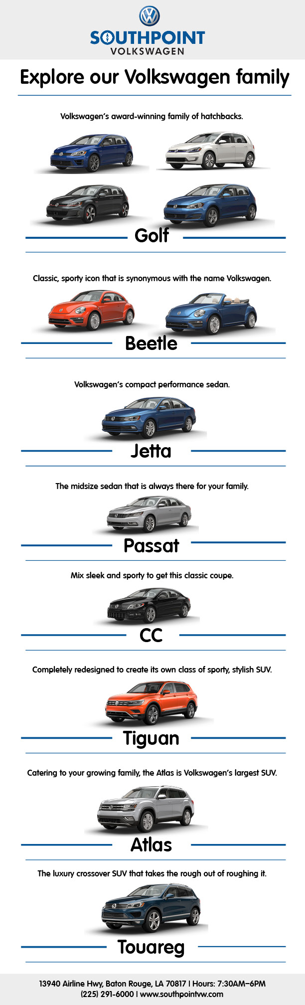 Volkswagen Family of vehicles