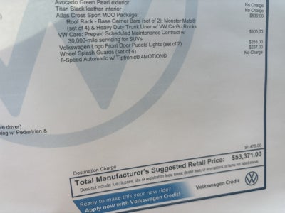 2026 Volkswagen Atlas Cross Sport 2.0T SEL R-Line Black