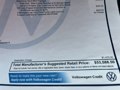 2026 Volkswagen Atlas Cross Sport 2.0T SEL R-Line Black