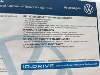 2026 Volkswagen Atlas Cross Sport 2.0T SEL