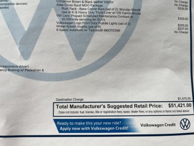 2026 Volkswagen Atlas Cross Sport 2.0T SEL