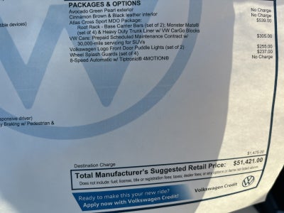 2026 Volkswagen Atlas Cross Sport 2.0T SEL