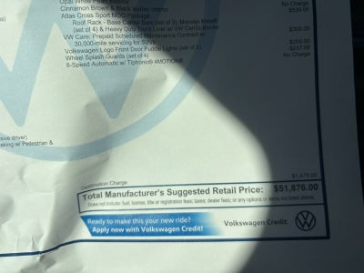 2026 Volkswagen Atlas Cross Sport 2.0T SEL