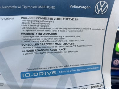 2026 Volkswagen Atlas 2.0T SEL