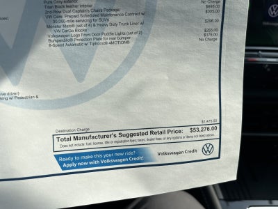 2026 Volkswagen Atlas 2.0T SEL