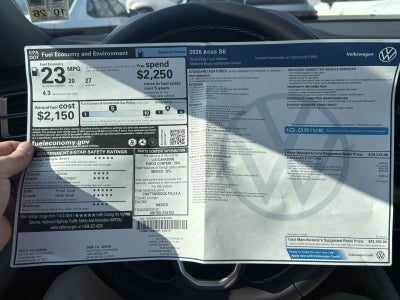 2026 Volkswagen Atlas 2.0T SE