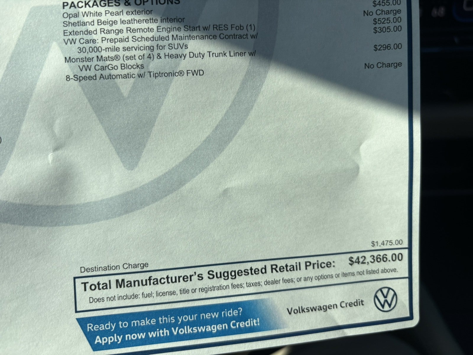 2026 Volkswagen Atlas 2.0T SE