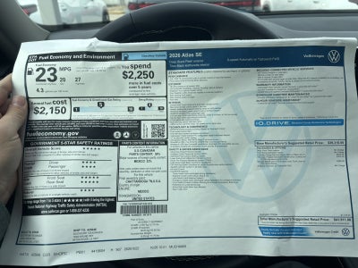 2026 Volkswagen Atlas 2.0T SE