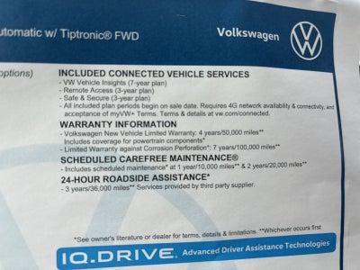 2026 Volkswagen Atlas 2.0T SE