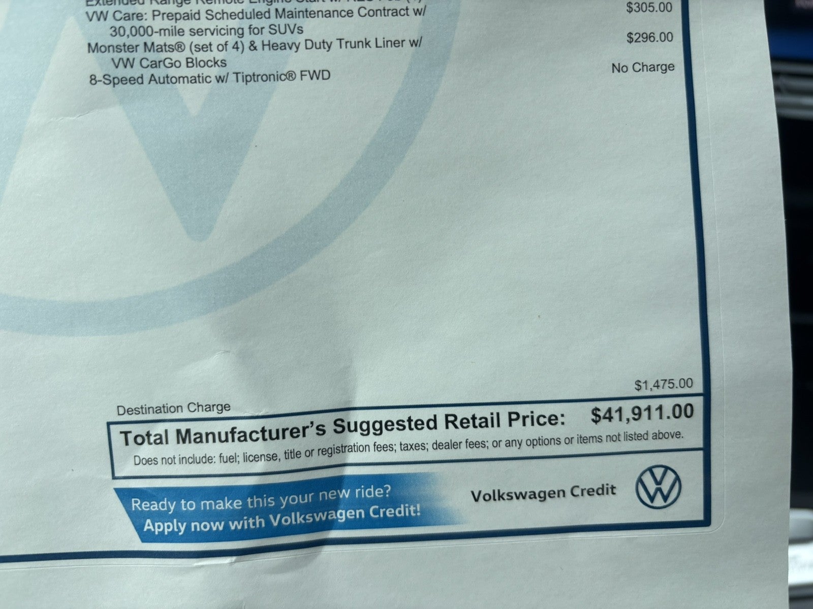 2026 Volkswagen Atlas 2.0T SE