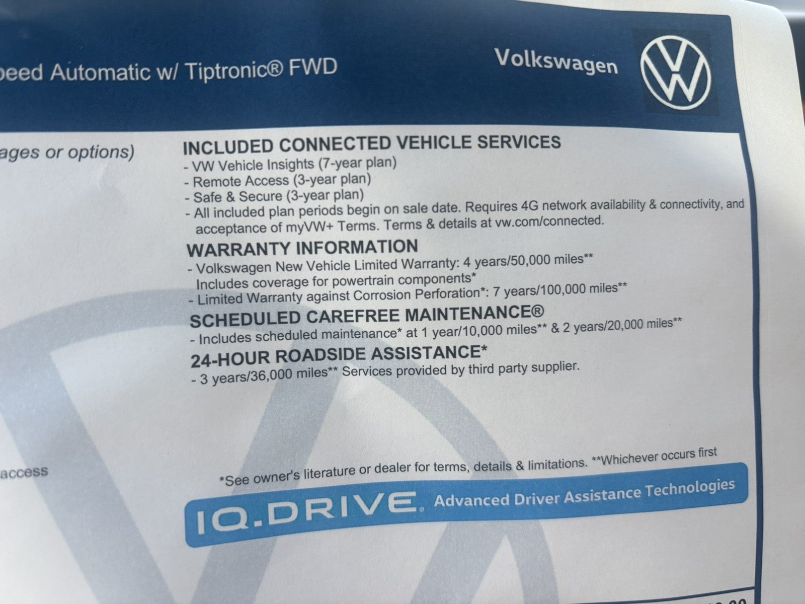 2026 Volkswagen Atlas 2.0T SE