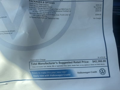 2026 Volkswagen Atlas 2.0T SE