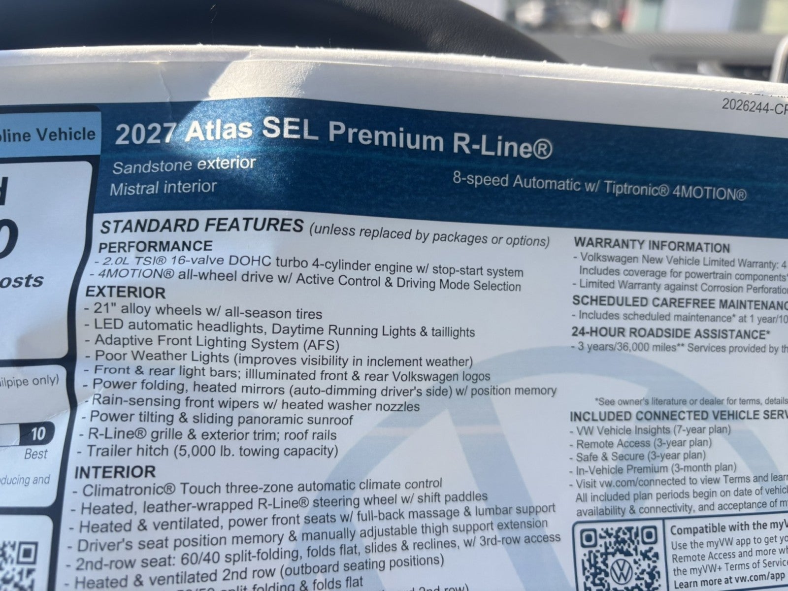 2027 Volkswagen Atlas SEL Premium R-Line