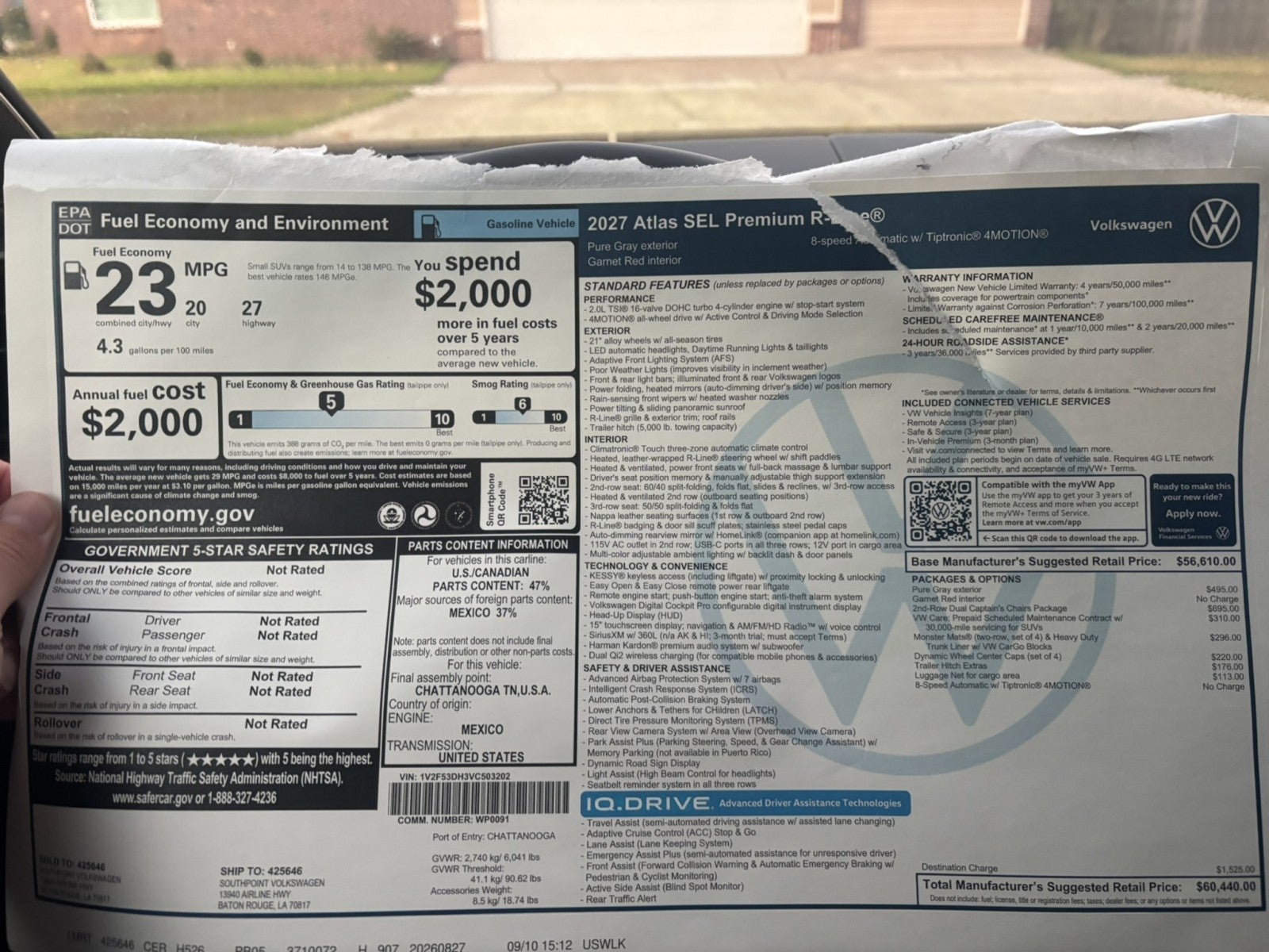 2027 Volkswagen Atlas SEL Premium R-Line