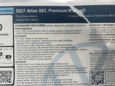 2027 Volkswagen Atlas SEL Premium R-Line