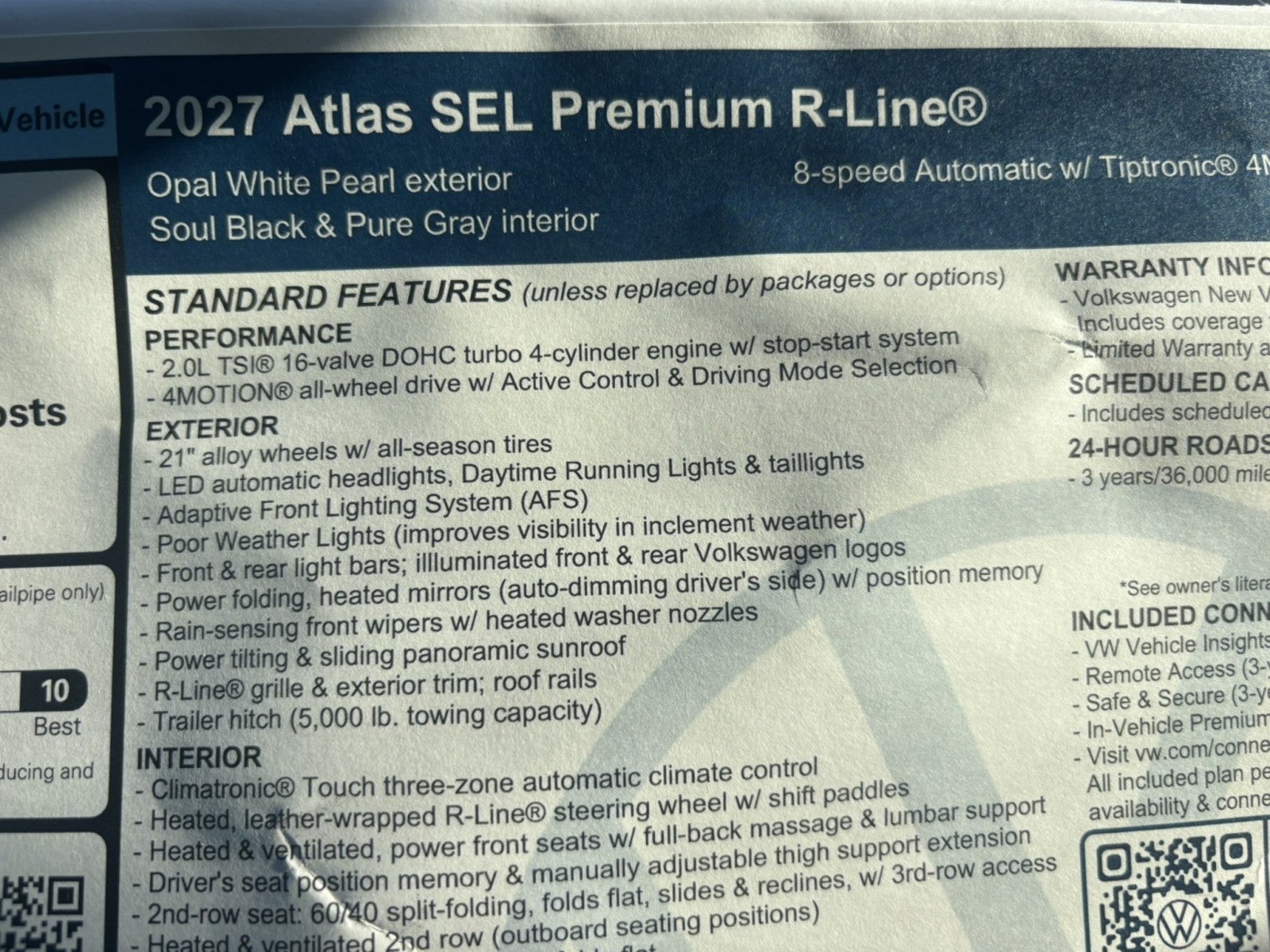 2027 Volkswagen Atlas SEL Premium R-Line