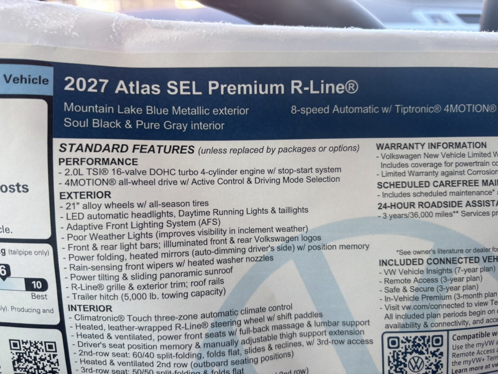 2027 Volkswagen Atlas SEL Premium R-Line