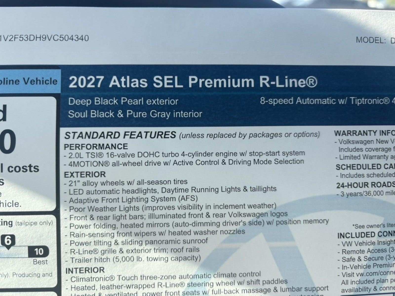 2027 Volkswagen Atlas SEL Premium R-Line