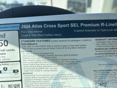 2026 Volkswagen Atlas Cross Sport 2.0T SEL Premium R-Line