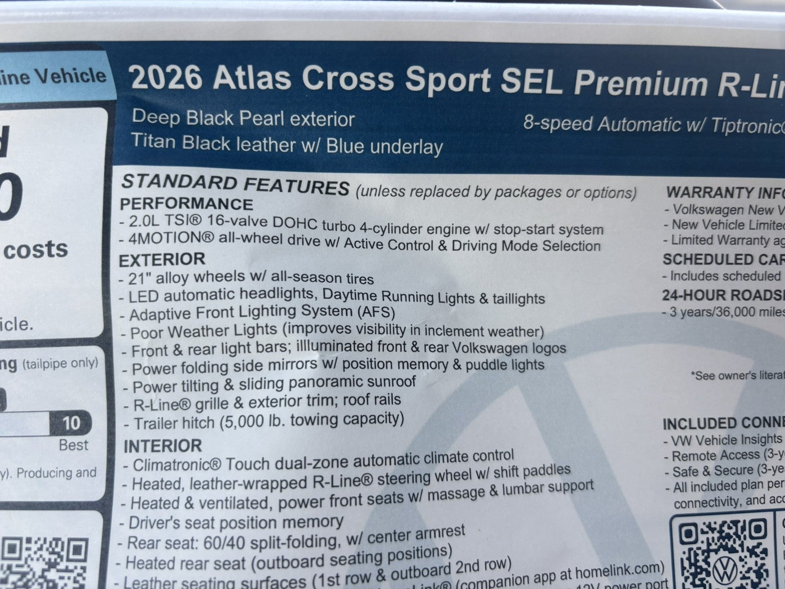 2026 Volkswagen Atlas Cross Sport 2.0T SEL Premium R-Line