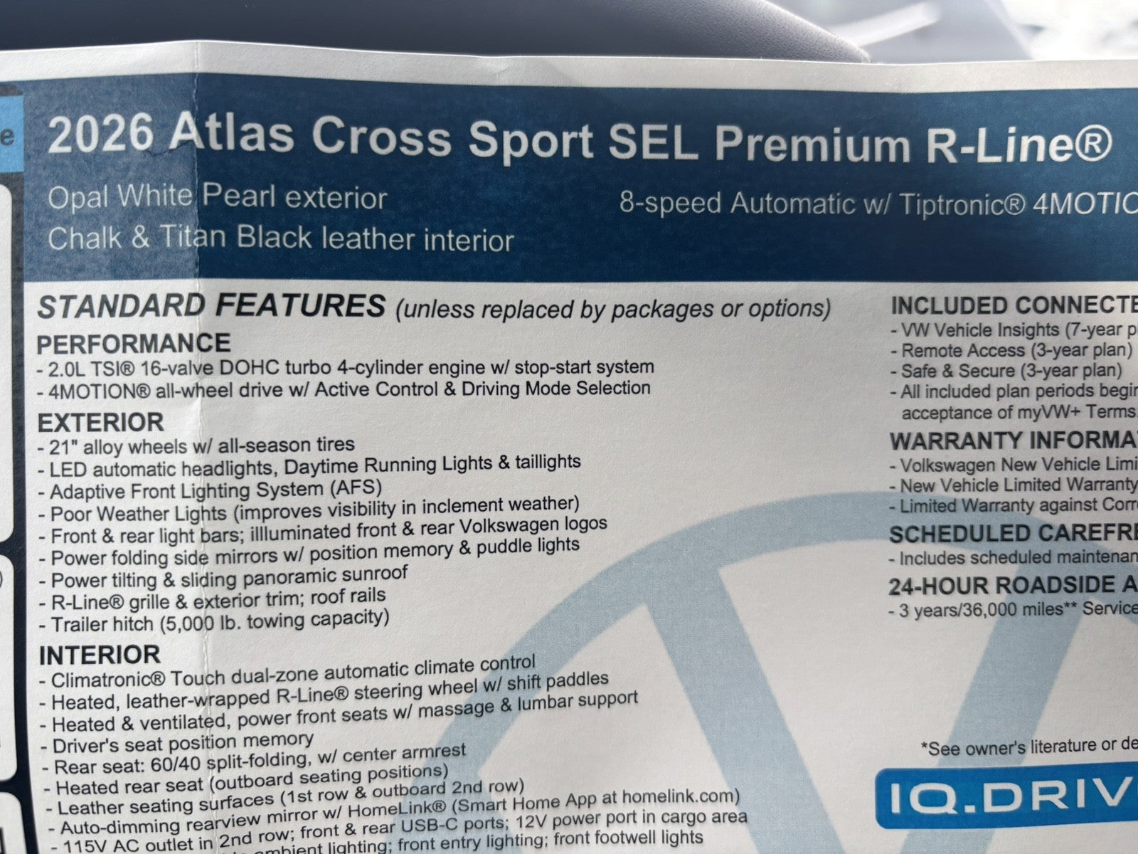 2026 Volkswagen Atlas Cross Sport 2.0T SEL Premium R-Line