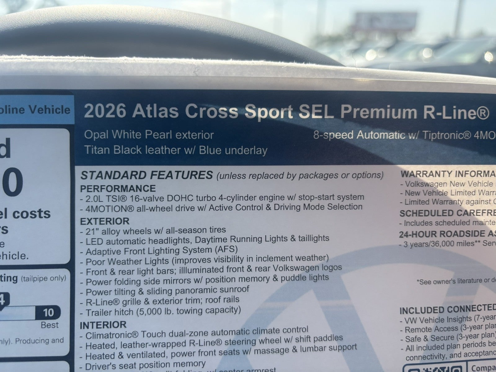 2026 Volkswagen Atlas Cross Sport 2.0T SEL Premium R-Line