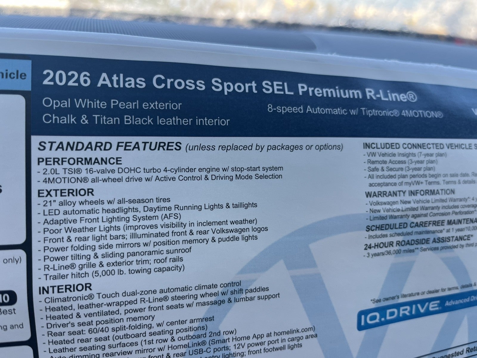 2026 Volkswagen Atlas Cross Sport 2.0T SEL Premium R-Line