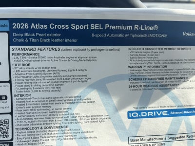 2026 Volkswagen Atlas Cross Sport 2.0T SEL Premium R-Line