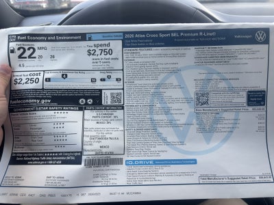 2026 Volkswagen Atlas Cross Sport 2.0T SEL Premium R-Line