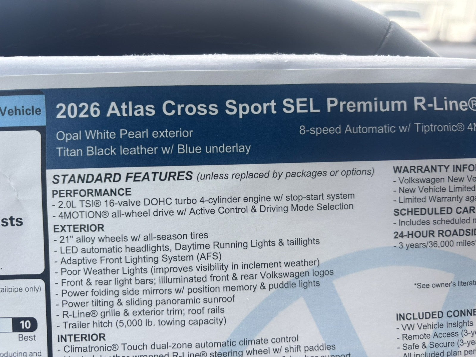 2026 Volkswagen Atlas Cross Sport 2.0T SEL Premium R-Line