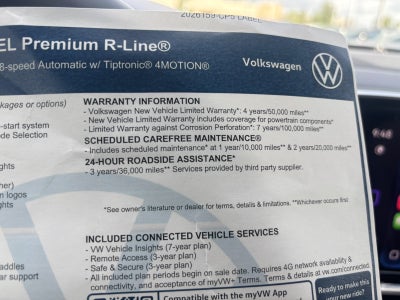 2026 Volkswagen Atlas Cross Sport 2.0T SEL Premium R-Line