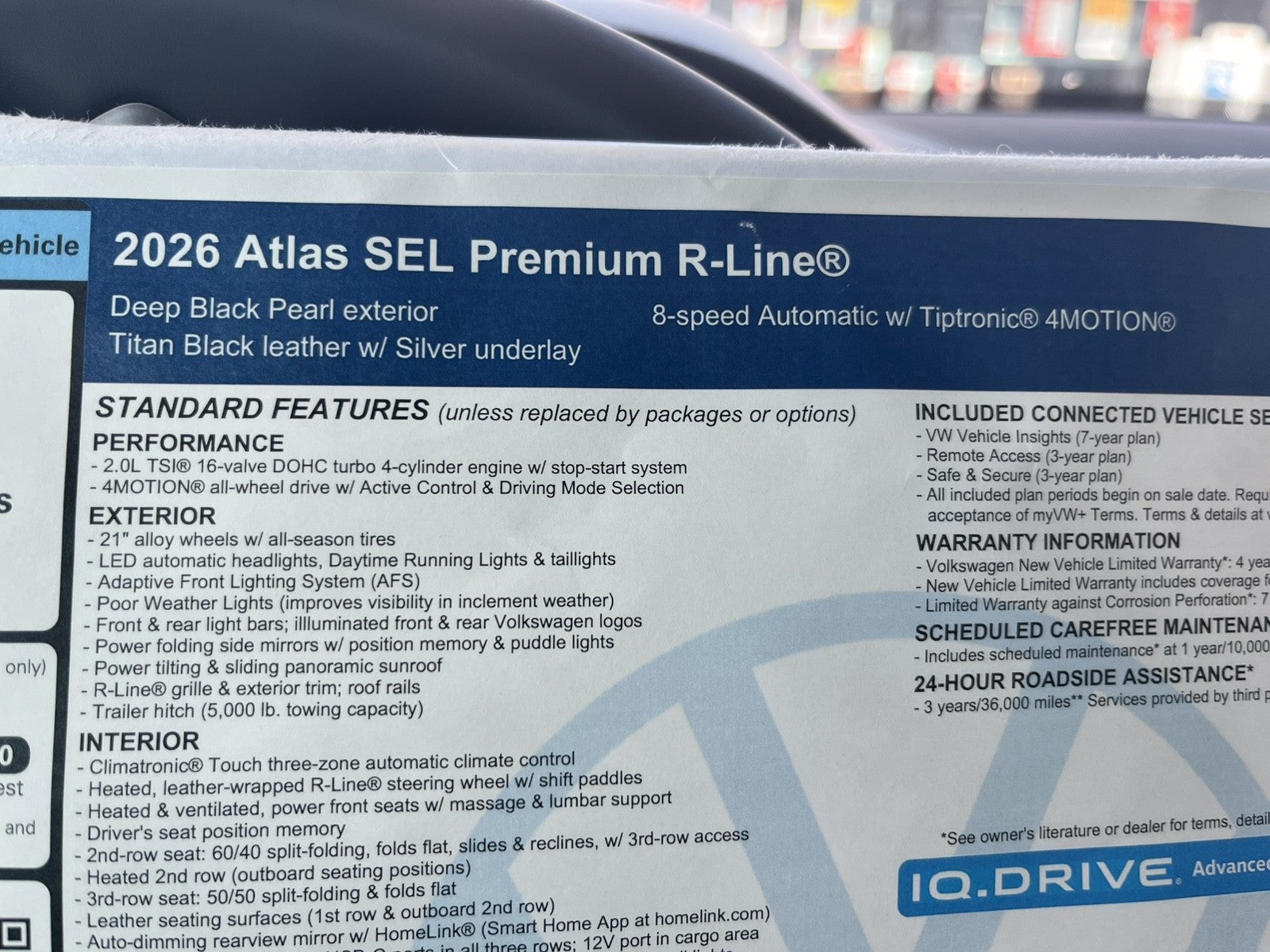 2026 Volkswagen Atlas 2.0T SEL Premium R-Line