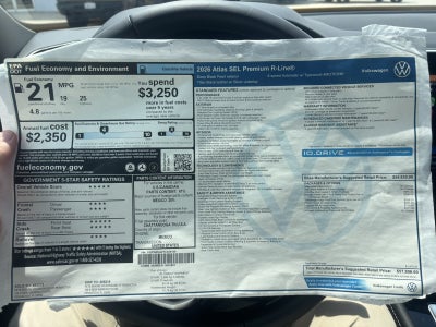 2026 Volkswagen Atlas 2.0T SEL Premium R-Line