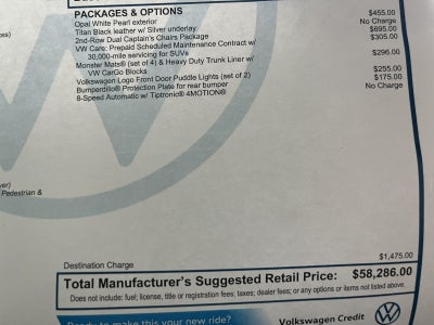 2026 Volkswagen Atlas 2.0T SEL Premium R-Line