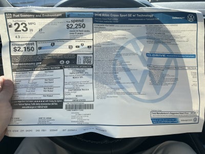 2026 Volkswagen Atlas Cross Sport 2.0T SE w/Technology