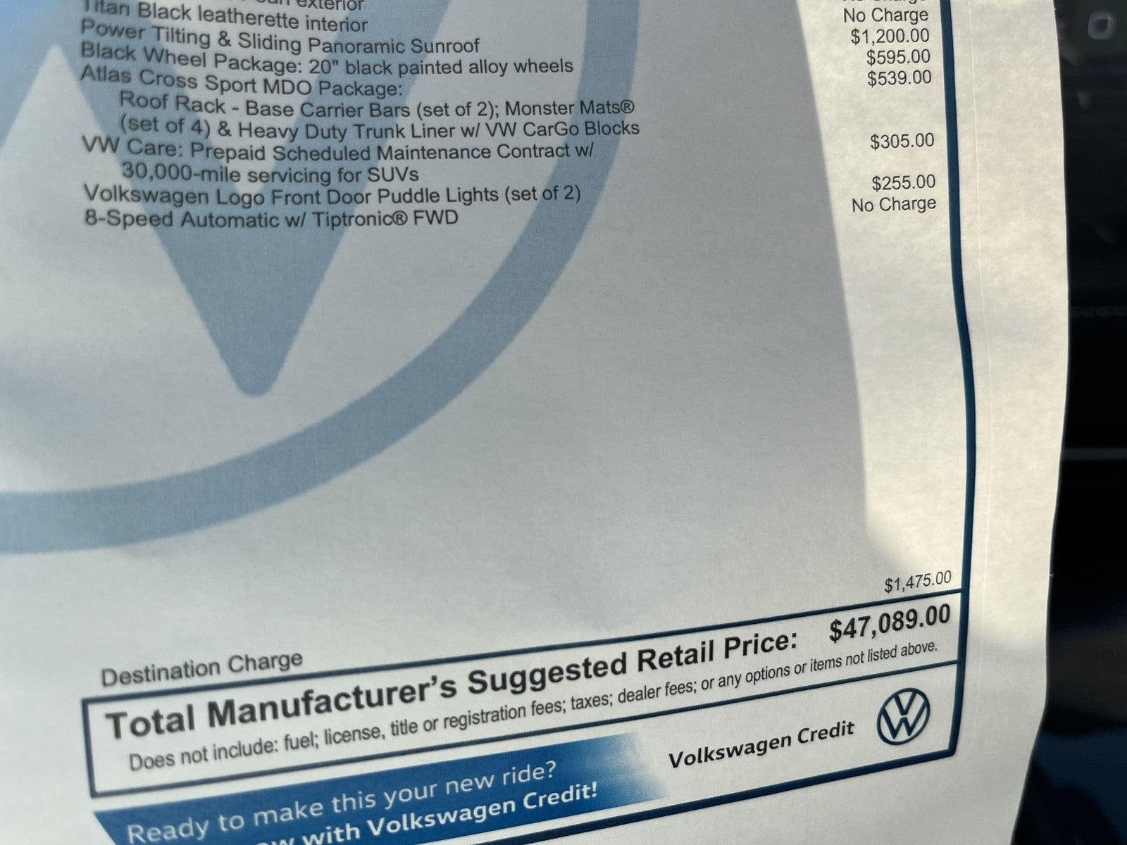 2026 Volkswagen Atlas Cross Sport 2.0T SE w/Technology