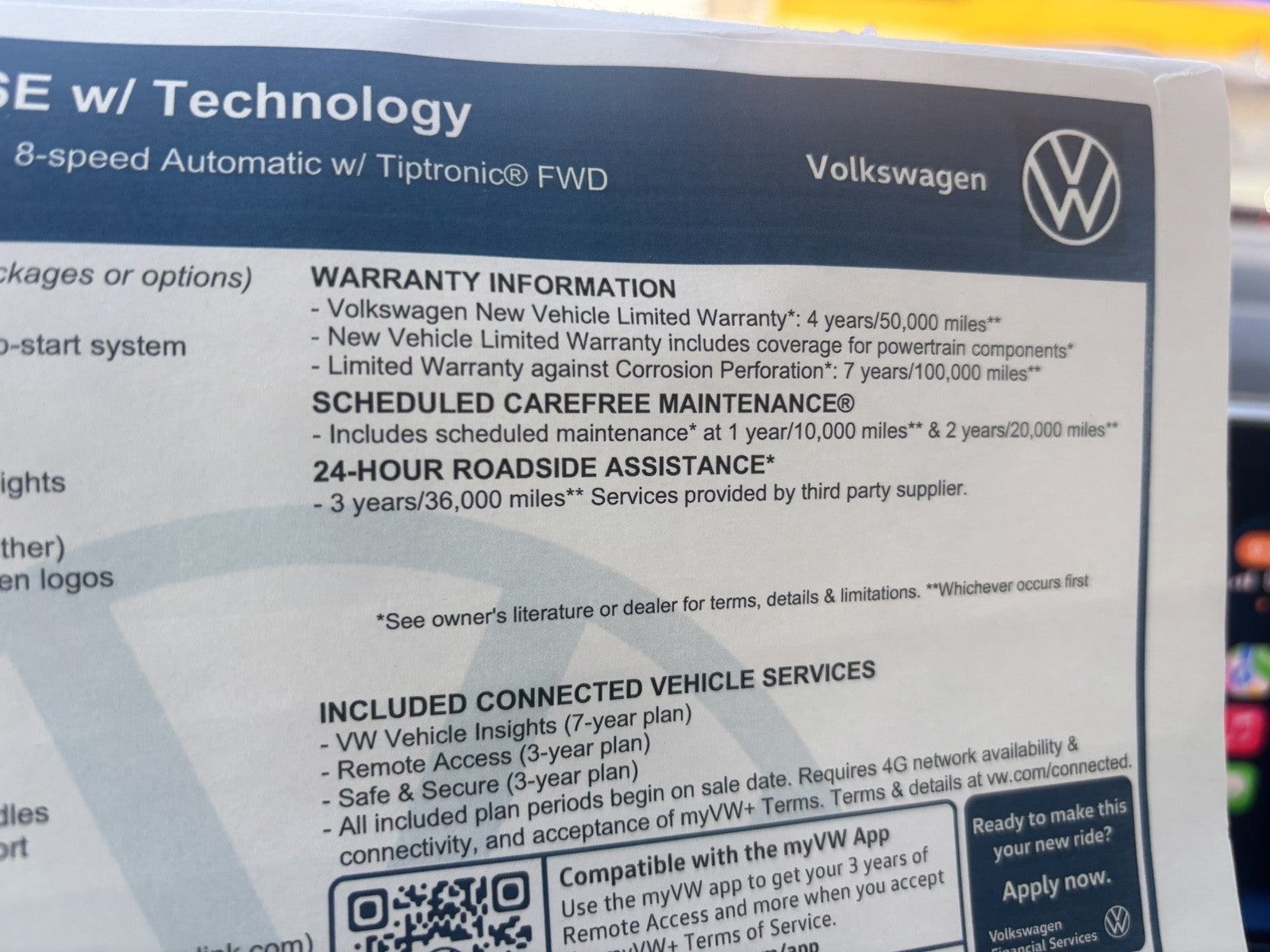 2026 Volkswagen Atlas Cross Sport 2.0T SE w/Technology