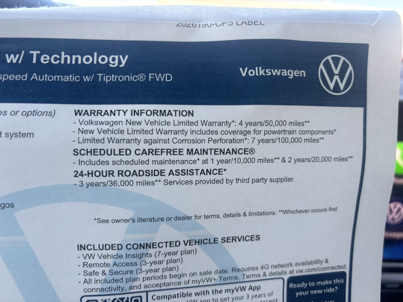 2026 Volkswagen Atlas Cross Sport 2.0T SE w/Technology