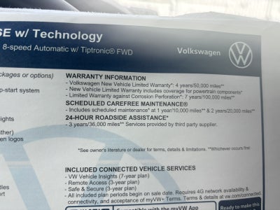 2026 Volkswagen Atlas Cross Sport 2.0T SE w/Technology