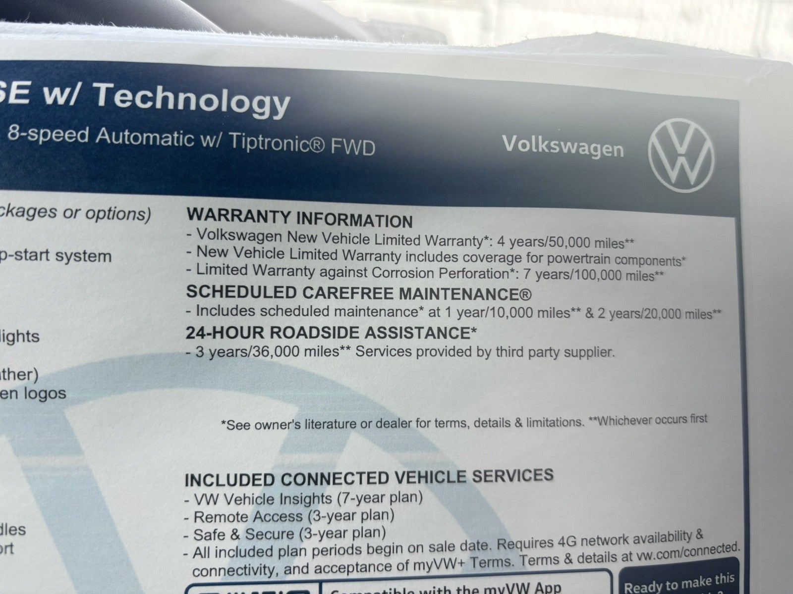 2026 Volkswagen Atlas Cross Sport 2.0T SE w/Technology