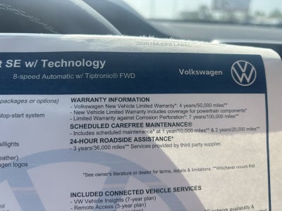2026 Volkswagen Atlas Cross Sport 2.0T SE w/Technology