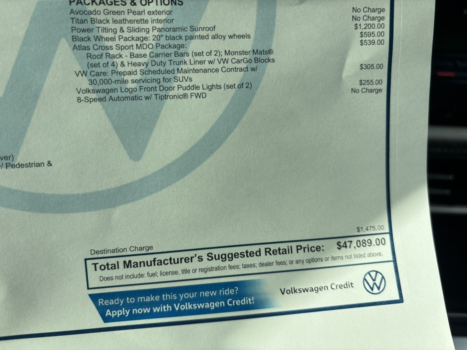 2026 Volkswagen Atlas Cross Sport 2.0T SE w/Technology