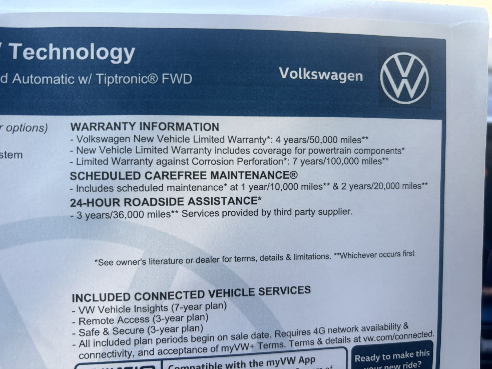 2026 Volkswagen Atlas Cross Sport 2.0T SE w/Technology