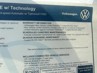 2026 Volkswagen Atlas Cross Sport 2.0T SE w/Technology