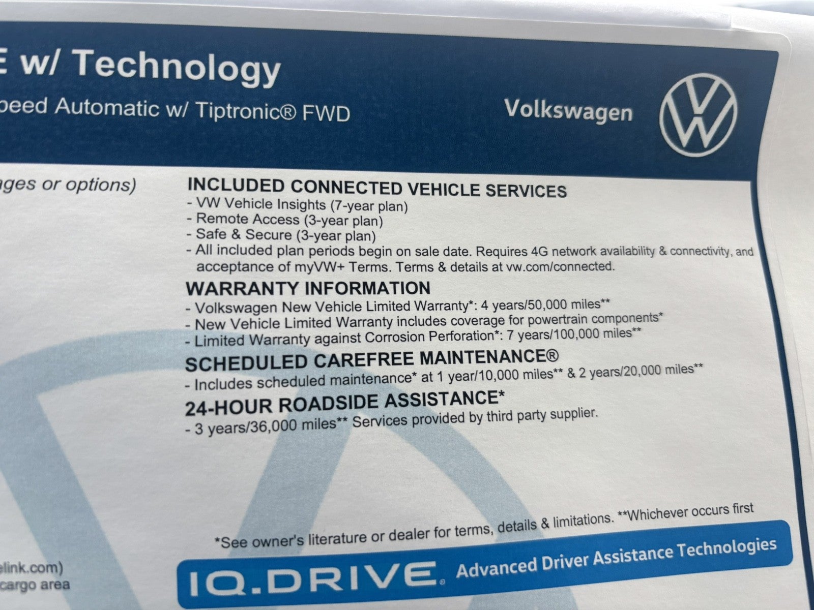 2026 Volkswagen Atlas Cross Sport 2.0T SE w/Technology