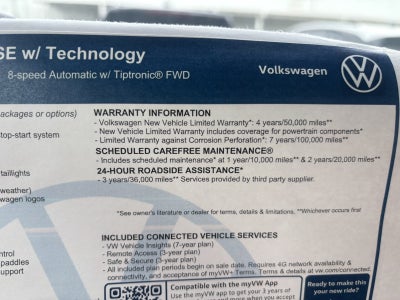 2026 Volkswagen Atlas Cross Sport 2.0T SE w/Technology