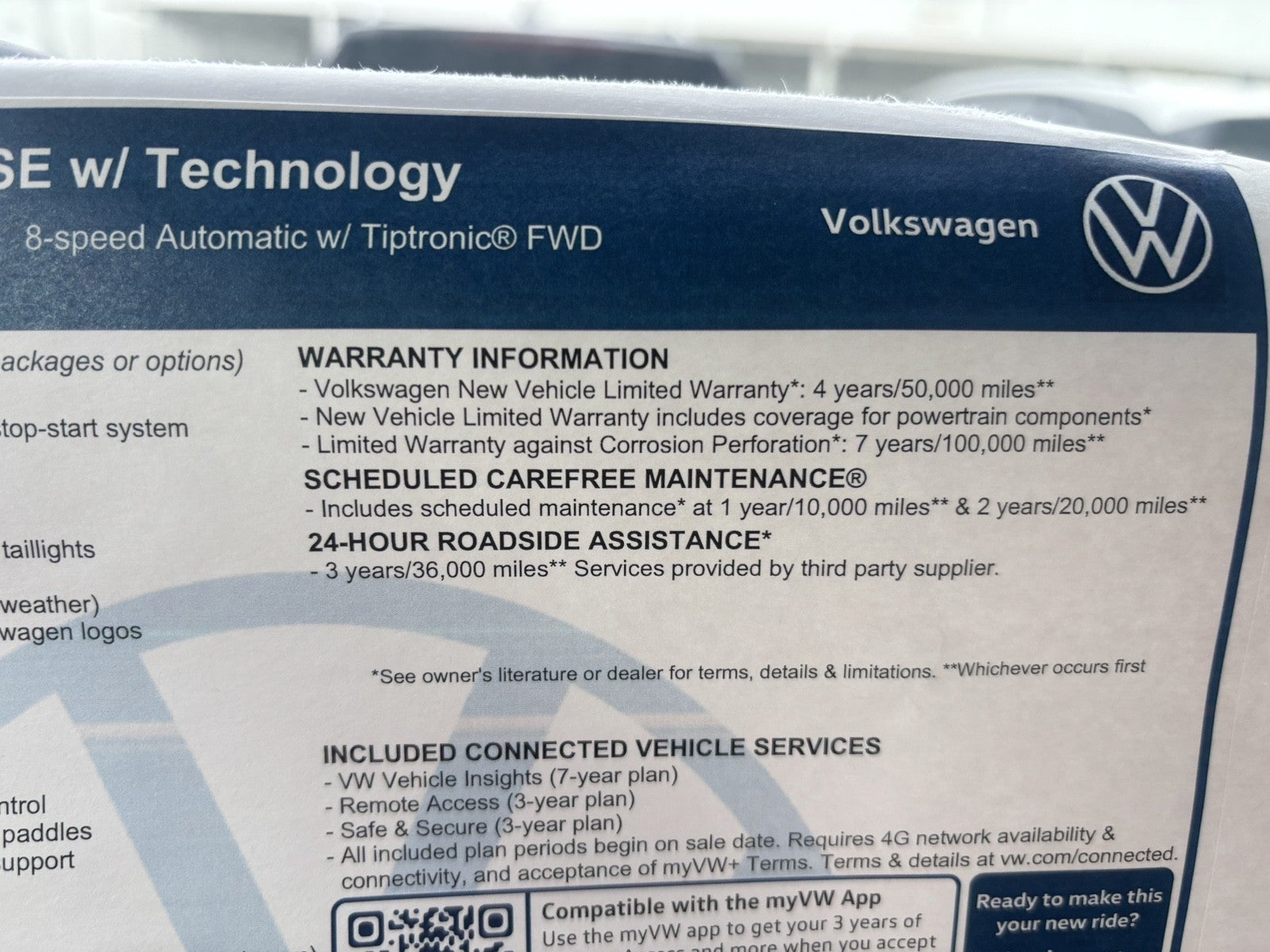 2026 Volkswagen Atlas Cross Sport 2.0T SE w/Technology