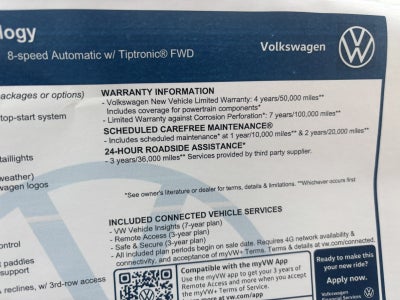 2026 Volkswagen Atlas 2.0T SE w/Technology