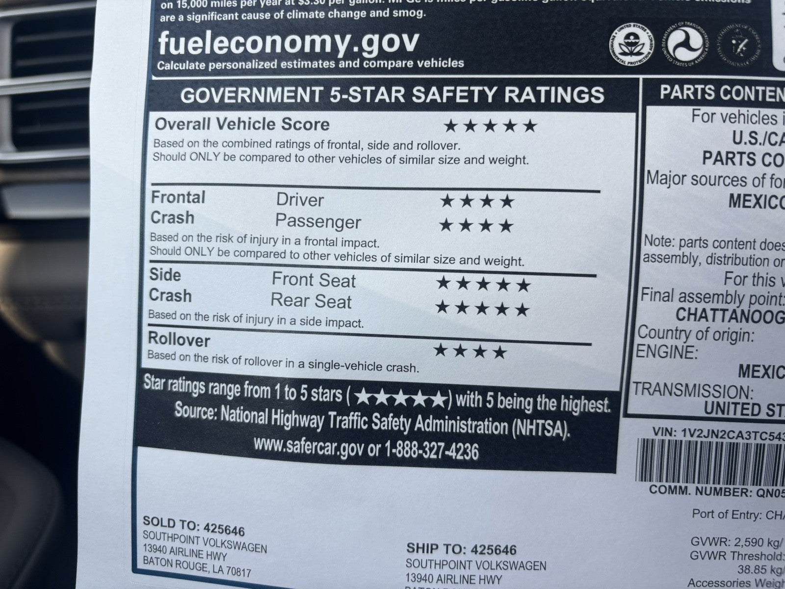 2026 Volkswagen Atlas 2.0T SE w/Technology