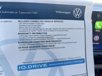 2026 Volkswagen Atlas 2.0T SE w/Technology